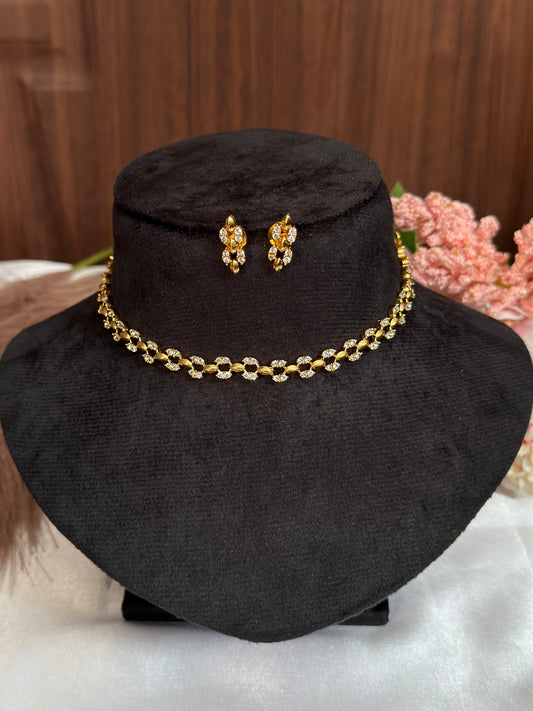 Choker type uncut diamond DIA15