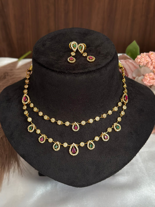 Double layer Multi stone AD DIA13