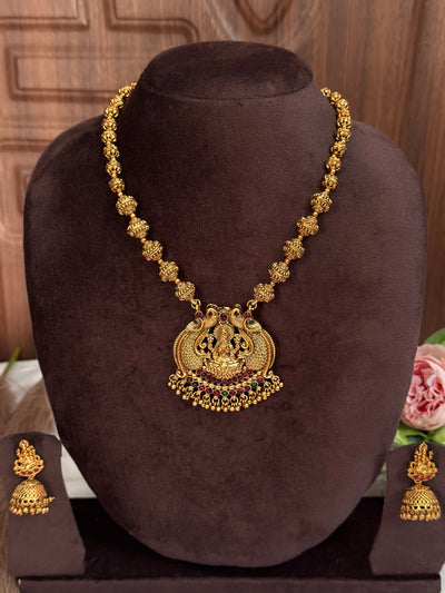 Beautiful Lakshmi Pendent Mid Haram MID21
