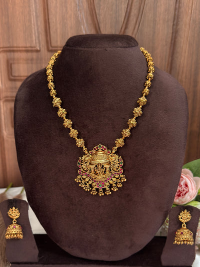 Cute Multi Stone Lakshmi Mid Haram MID09