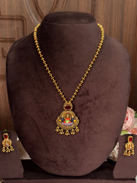 Devi Pendant Ball Chain Violet SC32