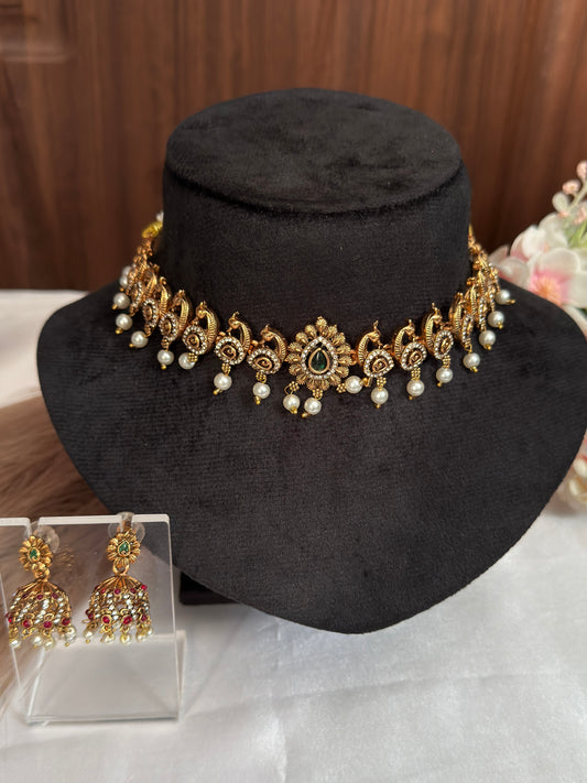 Mango Peacock Necklace NE67