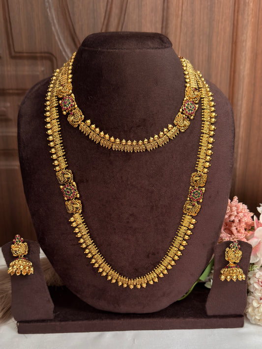 Peacock Haram&Necklace Combo L34