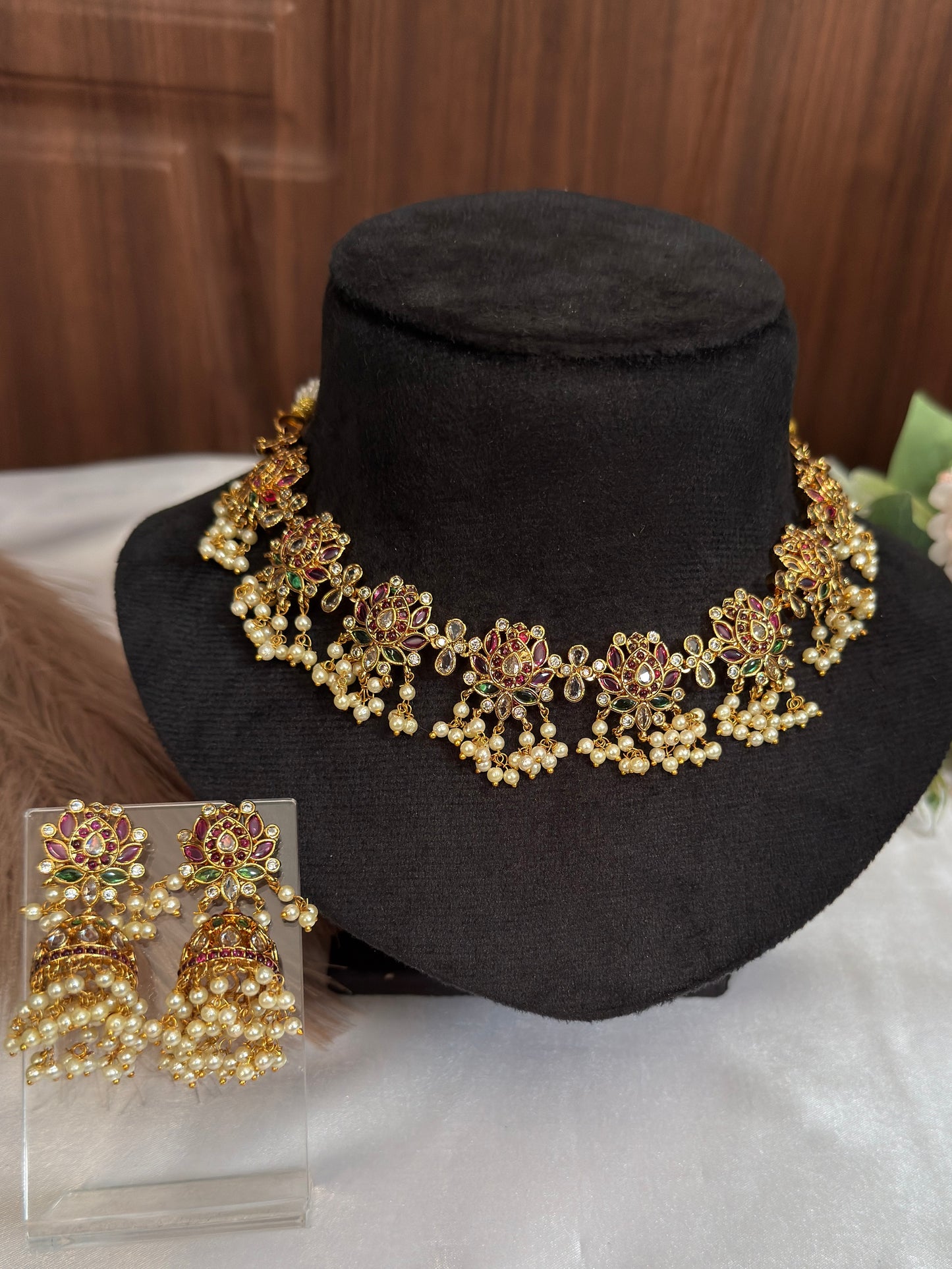 Premium Lotus Kemp Necklace NE95