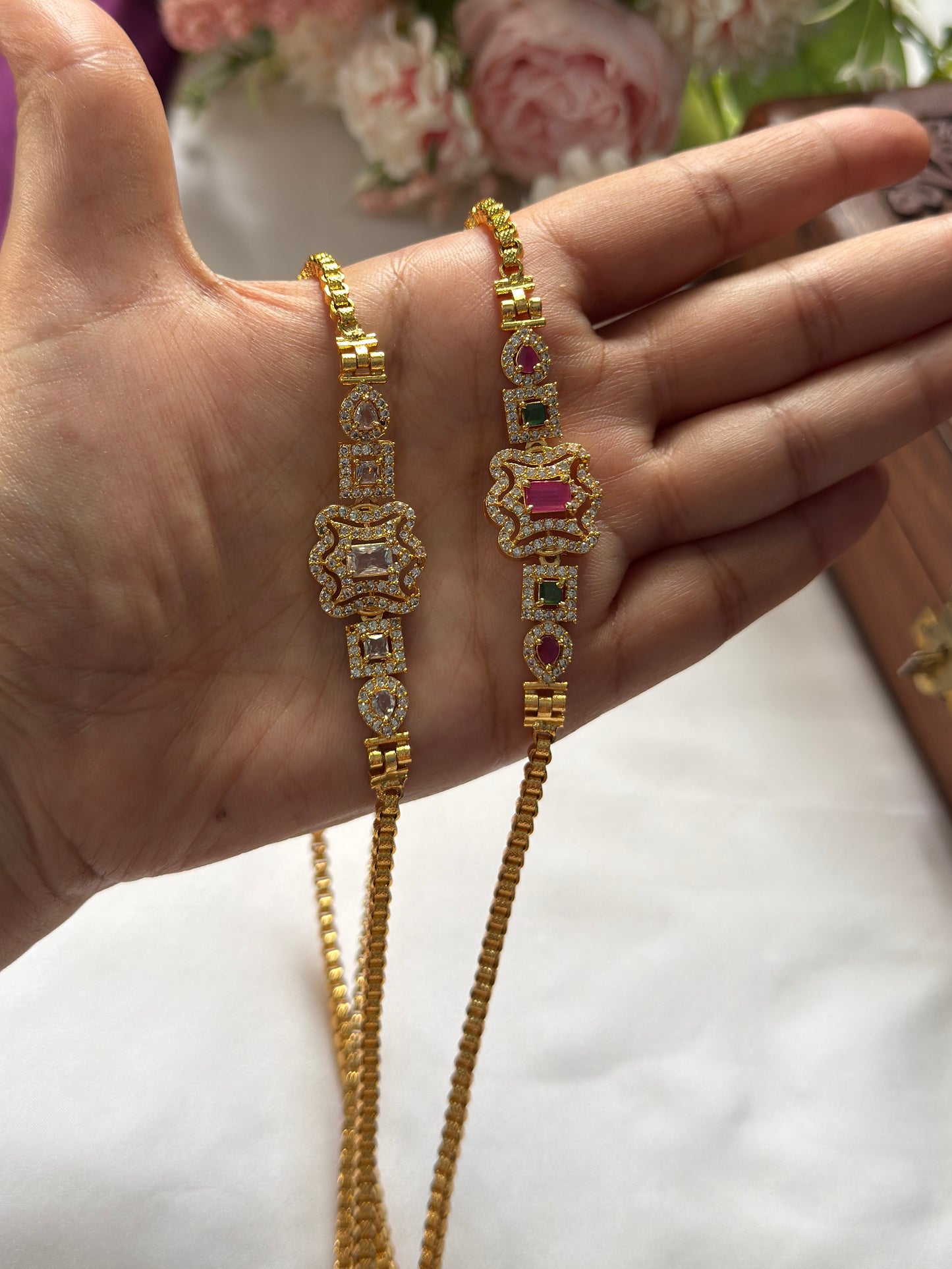 Square Mugappu Chain