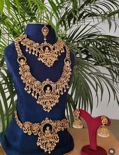 Green Beads Bridal Set