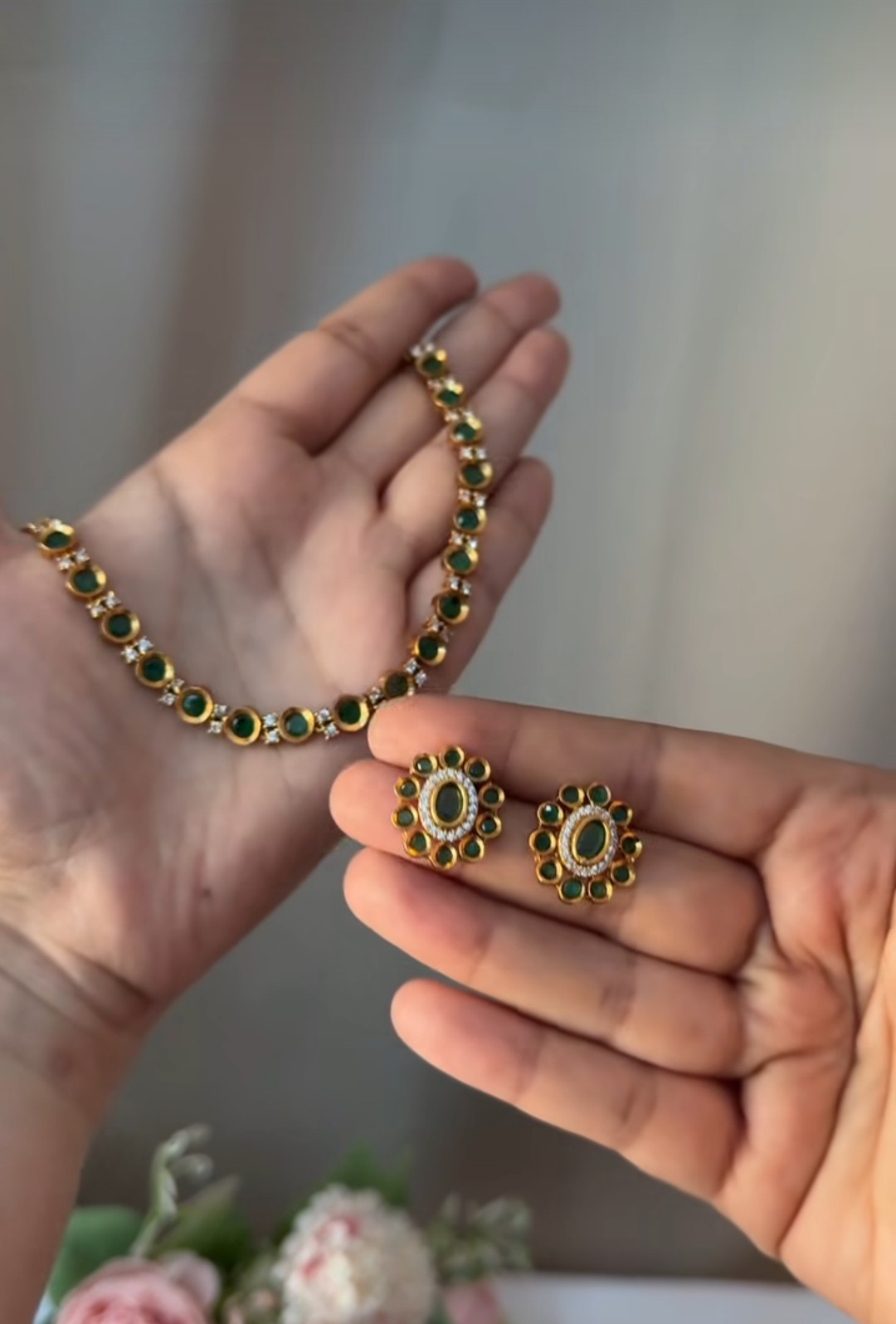 Elegant Stone Necklace DIA91