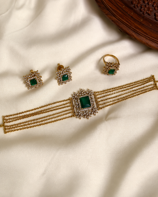 Premium Emerald Multi-Layer Combo Set NE142