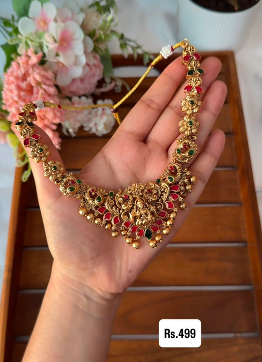 Red stone Beautiful Necklace NE154