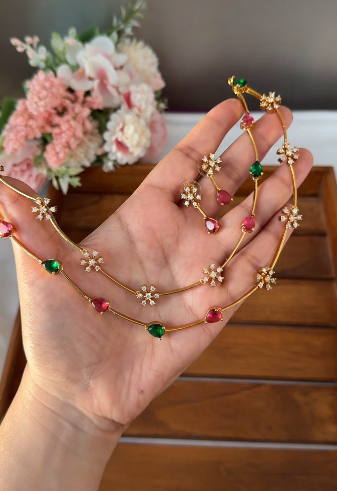Multi colour Diamond Necklace DIA88