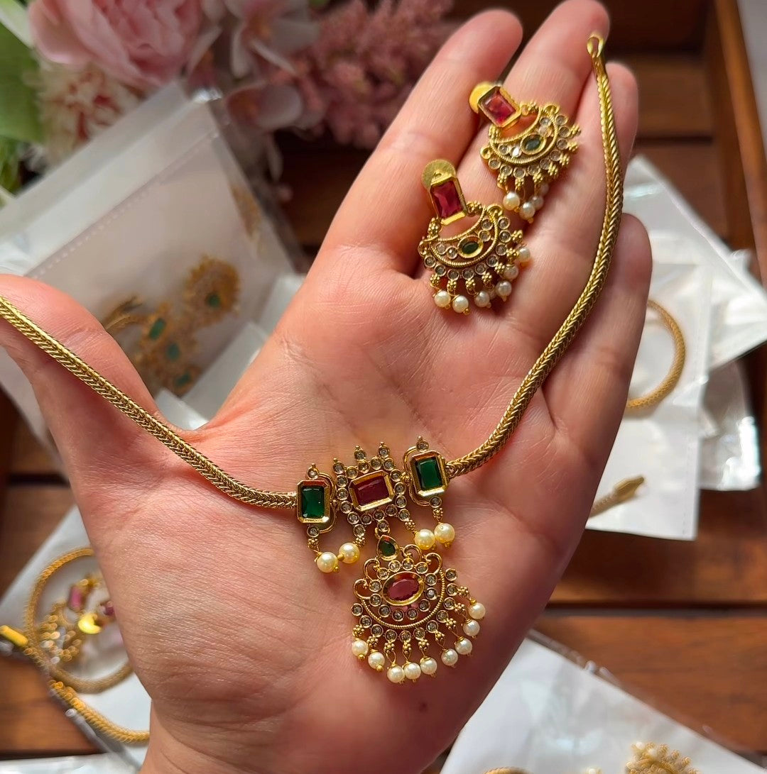 Multi Stone Necklace NE146