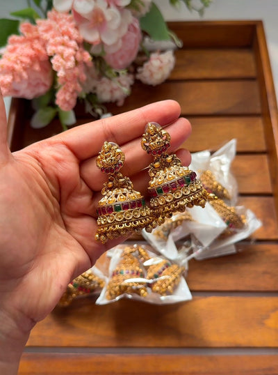 Multi Stone Lakshmi Earings EAR27