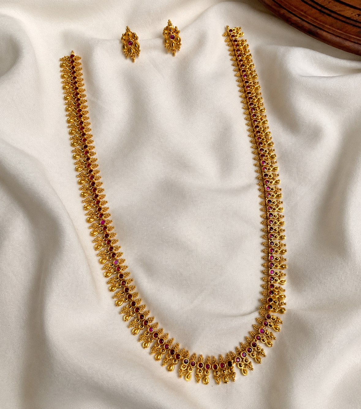 Premium Ruby Stone Long Chain L85